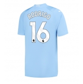 Manchester City Rodri Hernandez #16 Hjemmebanetrøje 2023-24 Kortærmet