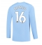 Manchester City Rodri Hernandez #16 Hjemmebanetrøje 2023-24 Langærmet