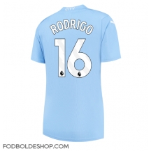 Manchester City Rodri Hernandez #16 Hjemmebanetrøje Dame 2023-24 Kortærmet