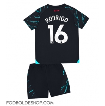 Manchester City Rodri Hernandez #16 Tredjetrøje Børn 2023-24 Kortærmet (+ Korte bukser)