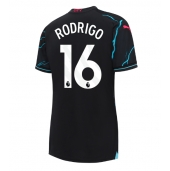 Manchester City Rodri Hernandez #16 Tredjetrøje Dame 2023-24 Kortærmet