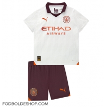 Manchester City Udebanetrøje Børn 2023-24 Kortærmet (+ Korte bukser)