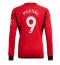 Manchester United Anthony Martial #9 Hjemmebanetrøje 2023-24 Langærmet