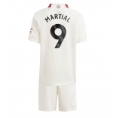 Manchester United Anthony Martial #9 Tredjetrøje Børn 2023-24 Kortærmet (+ Korte bukser)