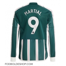 Manchester United Anthony Martial #9 Udebanetrøje 2023-24 Langærmet