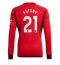 Manchester United Antony #21 Hjemmebanetrøje 2023-24 Langærmet