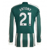Manchester United Antony #21 Udebanetrøje 2023-24 Langærmet