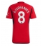Manchester United Bruno Fernandes #8 Hjemmebanetrøje 2023-24 Kortærmet
