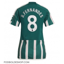 Manchester United Bruno Fernandes #8 Udebanetrøje Dame 2023-24 Kortærmet