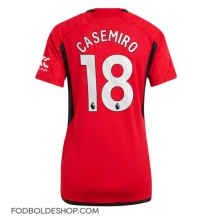 Manchester United Casemiro #18 Hjemmebanetrøje Dame 2023-24 Kortærmet