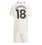 Manchester United Casemiro #18 Tredjetrøje Børn 2023-24 Kortærmet (+ Korte bukser)