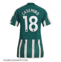 Manchester United Casemiro #18 Udebanetrøje Dame 2023-24 Kortærmet