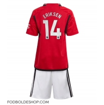 Manchester United Christian Eriksen #14 Hjemmebanetrøje Børn 2023-24 Kortærmet (+ Korte bukser)