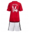 Manchester United Christian Eriksen #14 Hjemmebanetrøje Børn 2023-24 Kortærmet (+ Korte bukser)