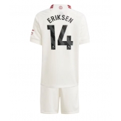 Manchester United Christian Eriksen #14 Tredjetrøje Børn 2023-24 Kortærmet (+ Korte bukser)