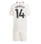 Manchester United Christian Eriksen #14 Tredjetrøje Børn 2023-24 Kortærmet (+ Korte bukser)