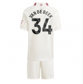 Manchester United Donny van de Beek #34 Tredjetrøje Børn 2023-24 Kortærmet (+ Korte bukser)