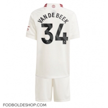 Manchester United Donny van de Beek #34 Tredjetrøje Børn 2023-24 Kortærmet (+ Korte bukser)