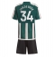 Manchester United Donny van de Beek #34 Udebanetrøje Børn 2023-24 Kortærmet (+ Korte bukser)
