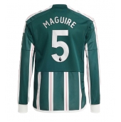 Manchester United Harry Maguire #5 Udebanetrøje 2023-24 Langærmet