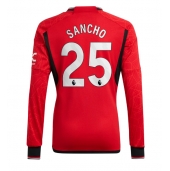 Manchester United Jadon Sancho #25 Hjemmebanetrøje 2023-24 Langærmet