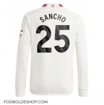 Manchester United Jadon Sancho #25 Tredjetrøje 2023-24 Langærmet