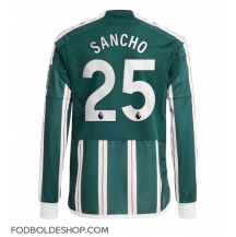 Manchester United Jadon Sancho #25 Udebanetrøje 2023-24 Langærmet