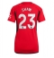 Manchester United Luke Shaw #23 Hjemmebanetrøje Dame 2023-24 Kortærmet