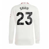Manchester United Luke Shaw #23 Tredjetrøje 2023-24 Langærmet