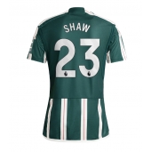 Manchester United Luke Shaw #23 Udebanetrøje 2023-24 Kortærmet