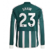 Manchester United Luke Shaw #23 Udebanetrøje 2023-24 Langærmet