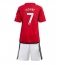 Manchester United Mason Mount #7 Hjemmebanetrøje Børn 2023-24 Kortærmet (+ Korte bukser)