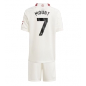 Manchester United Mason Mount #7 Tredjetrøje Børn 2023-24 Kortærmet (+ Korte bukser)