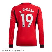 Manchester United Raphael Varane #19 Hjemmebanetrøje 2023-24 Langærmet