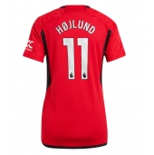 Manchester United Rasmus Hojlund #11 Hjemmebanetrøje Dame 2023-24 Kortærmet