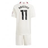 Manchester United Rasmus Hojlund #11 Tredjetrøje Børn 2023-24 Kortærmet (+ Korte bukser)