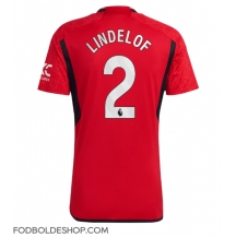 Manchester United Victor Lindelof #2 Hjemmebanetrøje 2023-24 Kortærmet