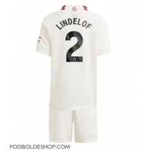 Manchester United Victor Lindelof #2 Tredjetrøje Børn 2023-24 Kortærmet (+ Korte bukser)