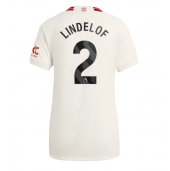 Manchester United Victor Lindelof #2 Tredjetrøje Dame 2023-24 Kortærmet