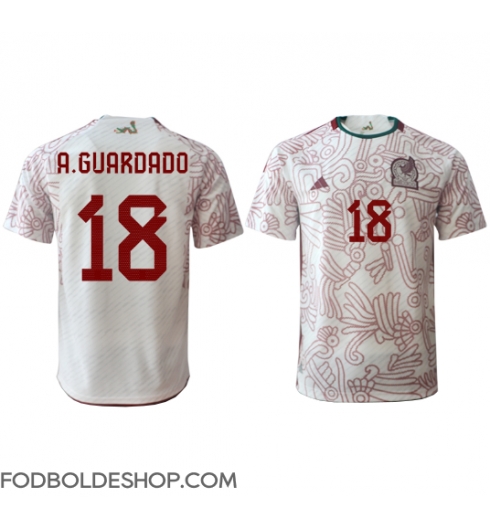 Mexico Andres Guardado #18 Udebanetrøje VM 2022 Kortærmet