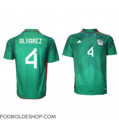 Mexico Edson Alvarez #4 Hjemmebanetrøje VM 2022 Kortærmet