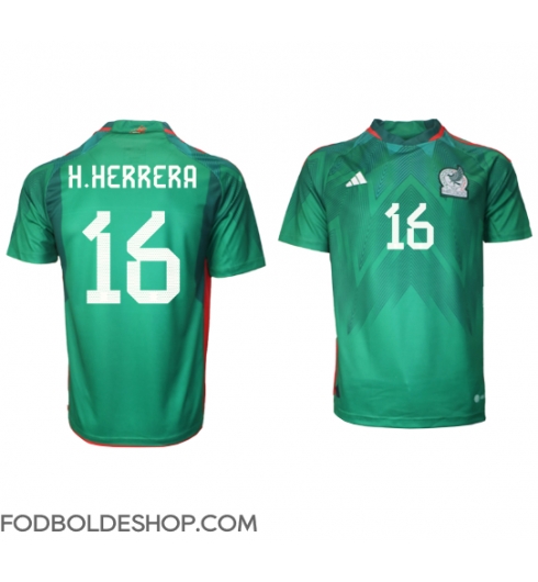 Mexico Hector Herrera #16 Hjemmebanetrøje VM 2022 Kortærmet