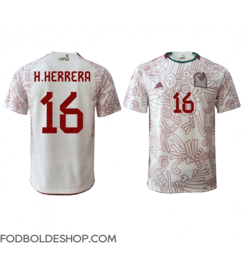 Mexico Hector Herrera #16 Udebanetrøje VM 2022 Kortærmet