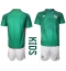 Mexico Hjemmebanetrøje Børn VM 2022 Kortærmet (+ Korte bukser)