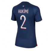 Paris Saint-Germain Achraf Hakimi #2 Hjemmebanetrøje Dame 2023-24 Kortærmet
