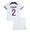 Paris Saint-Germain Achraf Hakimi #2 Udebanetrøje Børn 2023-24 Kortærmet (+ Korte bukser)