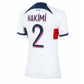 Paris Saint-Germain Achraf Hakimi #2 Udebanetrøje Dame 2023-24 Kortærmet