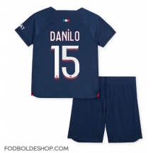 Paris Saint-Germain Danilo Pereira #15 Hjemmebanetrøje Børn 2023-24 Kortærmet (+ Korte bukser)