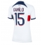 Paris Saint-Germain Danilo Pereira #15 Udebanetrøje Dame 2023-24 Kortærmet
