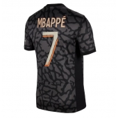 Paris Saint-Germain Kylian Mbappe #7 Tredjetrøje 2023-24 Kortærmet